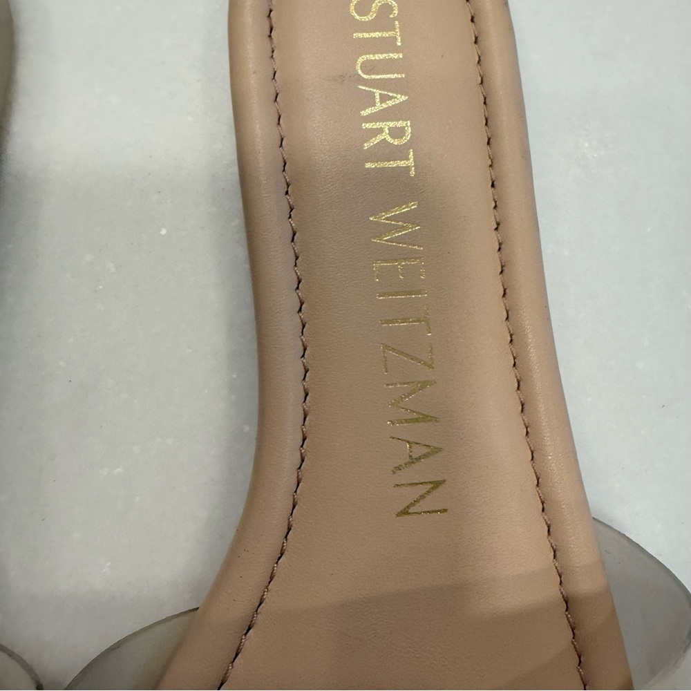 Stuart Weitzman 'Summer' Slide Sandal Rosewater Womens Size 7 NEW - Picture 4 of 12